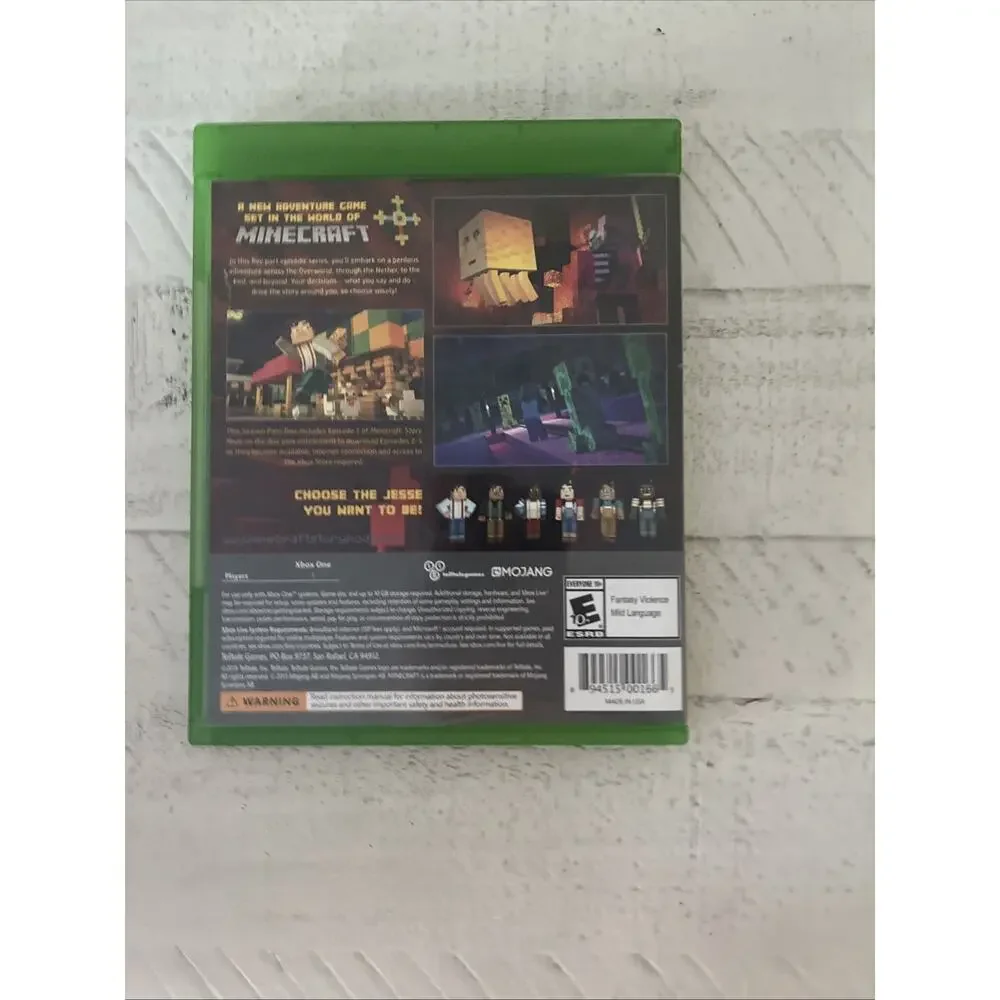 Minecraft: Story Mode -- Season Pass Disc (Microsoft Xbox One, 2015)